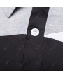 T-Shirts & Tanks - Men Shirt Business Color Blocking Short Sleeve Male T-shirt
