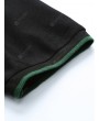 T-Shirts & Tanks - Men's T-shirt Short Sleeve Striped Cuff Stand Collar