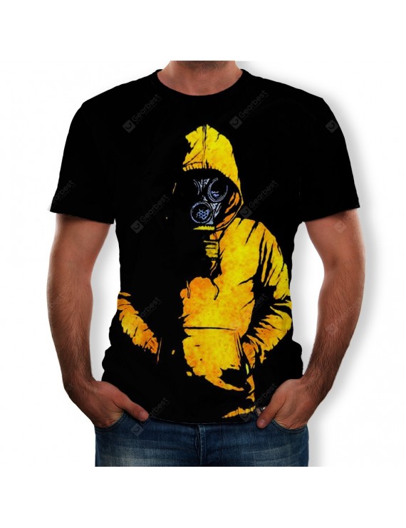 T-Shirts & Tanks - Summer Men Casual Fashion 3D Print Short-sleeve T-shirt