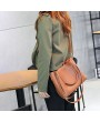 Women's Handbags - Women Faux Leather Two-piece Set Bucket Bag Handbag Shoulder Bag
