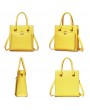 Women Solid Multifunction Handbag Work Crossbody Bag