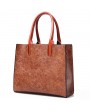 Women's Handbags - Women Three-piece Set Vintage Faux Leather Handbag Shoulder Bag Wallet