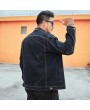 Denim Jackets - Large Size Men's Fall And Winter Men's Denim Jacket Simple Solid Color Wide Prednisone Plus Fertilizer To Increase The Denim Jacket