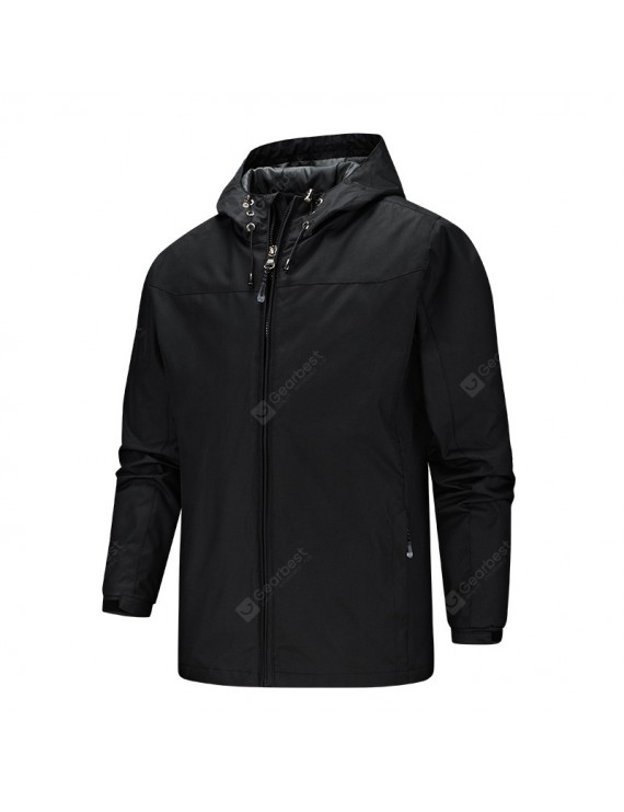 Bomber Jackets - 2020 Autumn Men's Jacket Men's Sports Hooded Jacket Men's Thin Section Leisure Shirt Windproof Waterproof