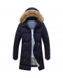 Bomber Jackets - Men's Thick Cotton Coat Hooded Warm Down Jacket